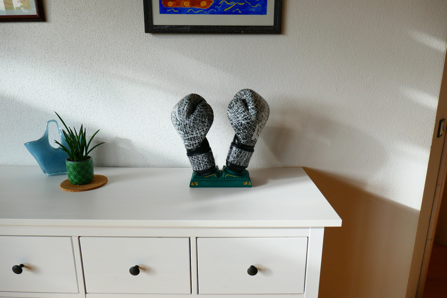 Handschuhhalter - Grün mit Gold(24K) | Limitiert