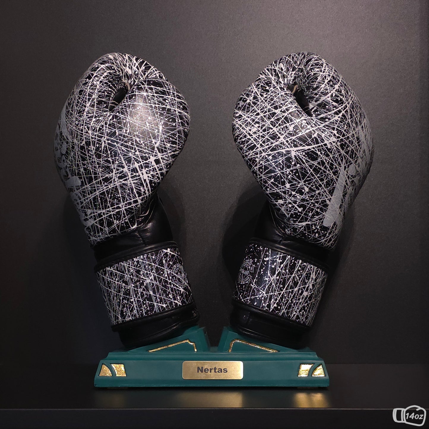 Handschuhhalter - Grün mit Gold(24K) | Limitiert